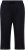 Ulla Popken Cropped Linen Blend Elastic Waist Pants Navy - Naisten farkut ja housut isot koot - 