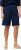 Ulla Popken Muslin Elastic Waist Wide Leg Shorts Blue - Naisten farkut ja housut isot koot - 