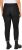 Ulla Popken Raw Denim Stripe Stretch Fit Jeans Black - Naisten farkut ja housut isot koot - 
