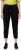 Ulla Popken Decorative Seam Sweatpants Black - Naisten farkut ja housut isot koot - 