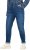 Ulla Popken Rivet Detail Mom Jeans Blue - Naisten farkut ja housut isot koot - 