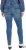 Ulla Popken Decorative Pocket Slim Stretch Jeans Blue Denim - Naisten farkut ja housut isot koot - 