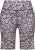 Ulla Popken Leopard Print Quick Drying Shorts Black - Naisten farkut ja housut isot koot - 