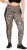 Ulla Popken Leopard Print Quick Drying Leggings Orange - Naisten farkut ja housut isot koot - 
