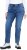 Ulla Popken Lightly Distressed Boyfriend Jeans Blue - Naisten farkut ja housut isot koot - 