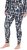 Ulla Popken Quick Drying Abstract Print Leggings Black - Naisten farkut ja housut isot koot - 