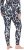 Ulla Popken Quick Drying Abstract Print Leggings Black - Naisten farkut ja housut isot koot - 