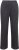 Ulla Popken Sparkling Pinstripe Elastic Waist Pants Black - Naisten farkut ja housut isot koot - 