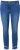 Ulla Popken Double Fringe Hem Stretch Fit Jeans Denim Blue - Naisten farkut ja housut isot koot - 
