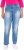 Ulla Popken Tapered Leg Lightly Distressed Jeans Blue Denim - Naisten farkut ja housut isot koot - 