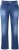 Ulla Popken Tapered Leg Lightly Distressed Jeans Denim Blue - Naisten farkut ja housut isot koot - 