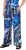Ulla Popken Blue Stroke Wide Leg Palazzo Pants - Naisten farkut ja housut isot koot - 