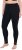Ulla Popken Lace Trim Leggings Black - Farkut & Housut Isoissa Koissa – Plus Size - 
