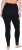 Ulla Popken Lace Trim Leggings Black - Farkut & Housut Isoissa Koissa – Plus Size - 