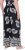 Ulla Popken Fossil Print Elastic Waist Palazzo Pants Black - Naisten farkut ja housut isot koot - 