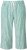 Ulla Popken Coastal Stripe Linen Blend Elastic Waist Culottes Green - Naisten farkut ja housut isot koot - 
