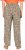 Ulla Popken Crocodile Print Elastic Waist Pants Olive Grey - Naisten farkut ja housut isot koot - 