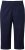 Ulla Popken Stretch Fit Paper Bag Culottes Navy - Naisten farkut ja housut isot koot - 