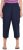 Ulla Popken Stretch Fit Paper Bag Culottes Navy - Naisten farkut ja housut isot koot - 