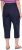 Ulla Popken Stretch Fit Paper Bag Culottes Navy - Naisten farkut ja housut isot koot - 