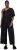 Ulla Popken Asymmetric Lace Panel Jumpsuit Black - Naisten farkut ja housut isot koot - 