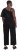 Ulla Popken Asymmetric Lace Panel Jumpsuit Black - Naisten farkut ja housut isot koot - 
