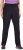 Ulla Popken Triple Function Comfort Waist Softshell Pants Black - Naisten farkut ja housut isot koot - 