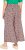 Ulla Popken Rose Wide Leg Elastic Waist Leopard Pattern Culottes White - Naisten farkut ja housut isot koot - 