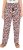 Ulla Popken Leopard Print Elastic Waist Pants White - Naisten farkut ja housut isot koot - 