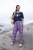 Ulla Popken Seashell Print Elastic Waist Pants Blue - Naisten farkut ja housut isot koot - 