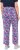 Ulla Popken Seashell Print Elastic Waist Pants Blue - Naisten farkut ja housut isot koot - 