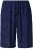 Ulla Popken Terry Cloth Palm Elastic Waist Shorts Blue - Naisten farkut ja housut isot koot - 