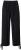Ulla Popken Quick Drying Split Leg Elastic Waist Joggers Black - Naisten farkut ja housut isot koot - 
