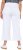 Ulla Popken Wide Leg Twill Mary Fit Culottes White - Naisten farkut ja housut isot koot - 