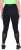 Ulla Popken Mesh Panel Quick Drying Performance Leggings Black - Naisten farkut ja housut isot koot - 