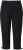 Ulla Popken Ultra Light Triple Function Cropped Softshell Pants Black - Naisten farkut ja housut isot koot - 