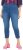 Ulla Popken Cropped Denim Look Stretch Fit Leggings Light Blue Denim - Farkut & Housut Isoissa Koissa – Plus Size - 