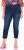 Ulla Popken Cropped Denim Look Stretch Fit Leggings Denim Blue - Farkut & Housut Isoissa Koissa – Plus Size - 