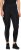 Ulla Popken Cargo Pocket Fleece Lined Sports Leggings Black - Naisten farkut ja housut isot koot - 
