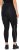 Ulla Popken Cargo Pocket Fleece Lined Sports Leggings Black - Naisten farkut ja housut isot koot - 