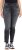Ulla Popken Raw Edge Stretch Fit Jeans Black - Naisten farkut ja housut isot koot - 
