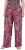 Ulla Popken Wide Leg Elastic Waist Jungle Print Palazzo Pants Brown - Naisten farkut ja housut isot koot - 