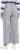 Ulla Popken Embroidered Wide Leg Fringed Hem Jeans Grey - Naisten farkut ja housut isot koot - 