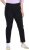 Ulla Popken Stretch Fit Mom Jeans Black - Naisten farkut ja housut isot koot - 