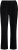 Ulla Popken Corduroy Elastic Waist Pants Black - Naisten farkut ja housut isot koot - 