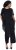 Ulla Popken Layered Chiffon Wrap Jumpsuit Grey - Naisten farkut ja housut isot koot - 