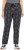 Ulla Popken Snake Print Elastic Waist Joggers Black - Naisten farkut ja housut isot koot - 