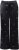 Ulla Popken Rhinestone Detail Comfort Waist Pants Black - Naisten farkut ja housut isot koot - 