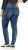 Ulla Popken Decorative Stitched Slim Leg Stretch Fit Jeans Blue Denim - Naisten farkut ja housut isot koot - 