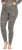 Ulla Popken Leopard Print Ski Leggings Black - Naisten farkut ja housut isot koot - 